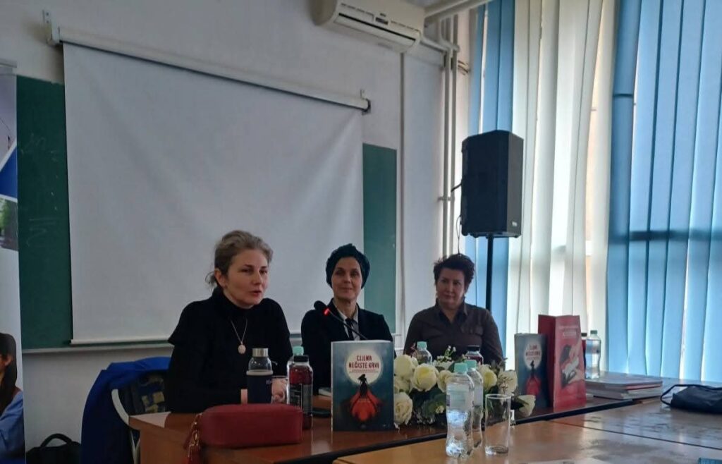 On Monday, 8 December 2025, as part of the “16 Days of Activism Against Gender-Based Violence” campaign, the TPO Foundation, in cooperation with the Mixed Secondary School in Zenica, held a presentation on research into menstrual poverty. The presenters were Professors Dr. Zilka Spahić Šiljak and Dr. Edisa Gazetić from the Faculty of Philosophy at the University of Zenica, and the event was moderated by Lamija Subašić.