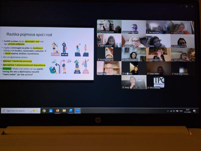 27.03.2026 godine započeo je kurs pod nazivom “Da prostiš, moja žena” u ovkiru FER škole sa predavanjem prof.dr. Inge Tomić-Koludrović. Izjaja poput “Da prostiš, moja žena” djeluje bezazleno, kao šala ili obična fraza koju ljudi izgovaraju iz navike, bez posebnog značenja. Međutim, savremena sociologija roda upozorava da ovakve “sitnice” nikada nisu samo riječi.